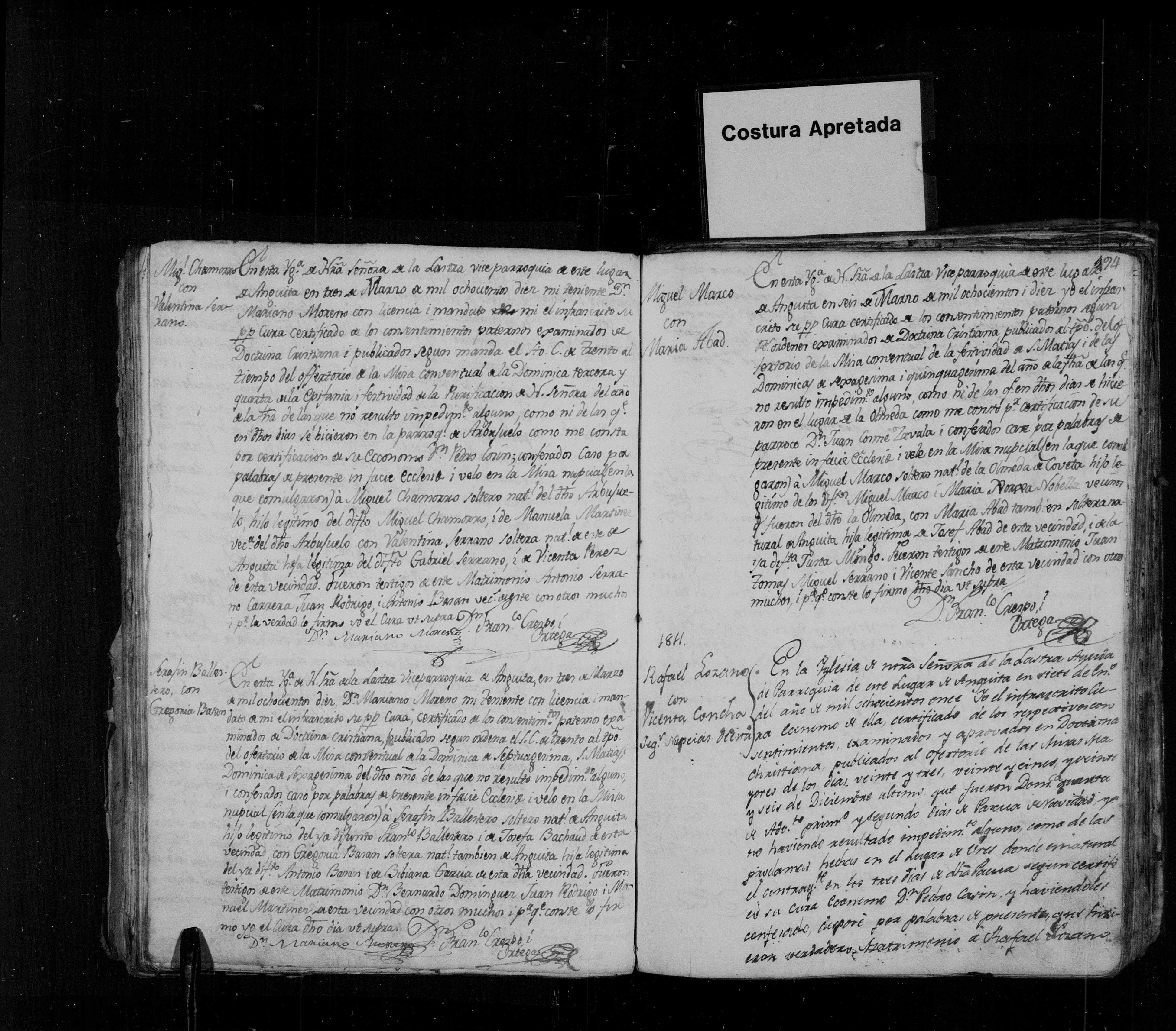 Matrimonio de Serafín Ballestero × Gregoria Basán, 3-mar-1810 (img. 2318, DGS 7625389)