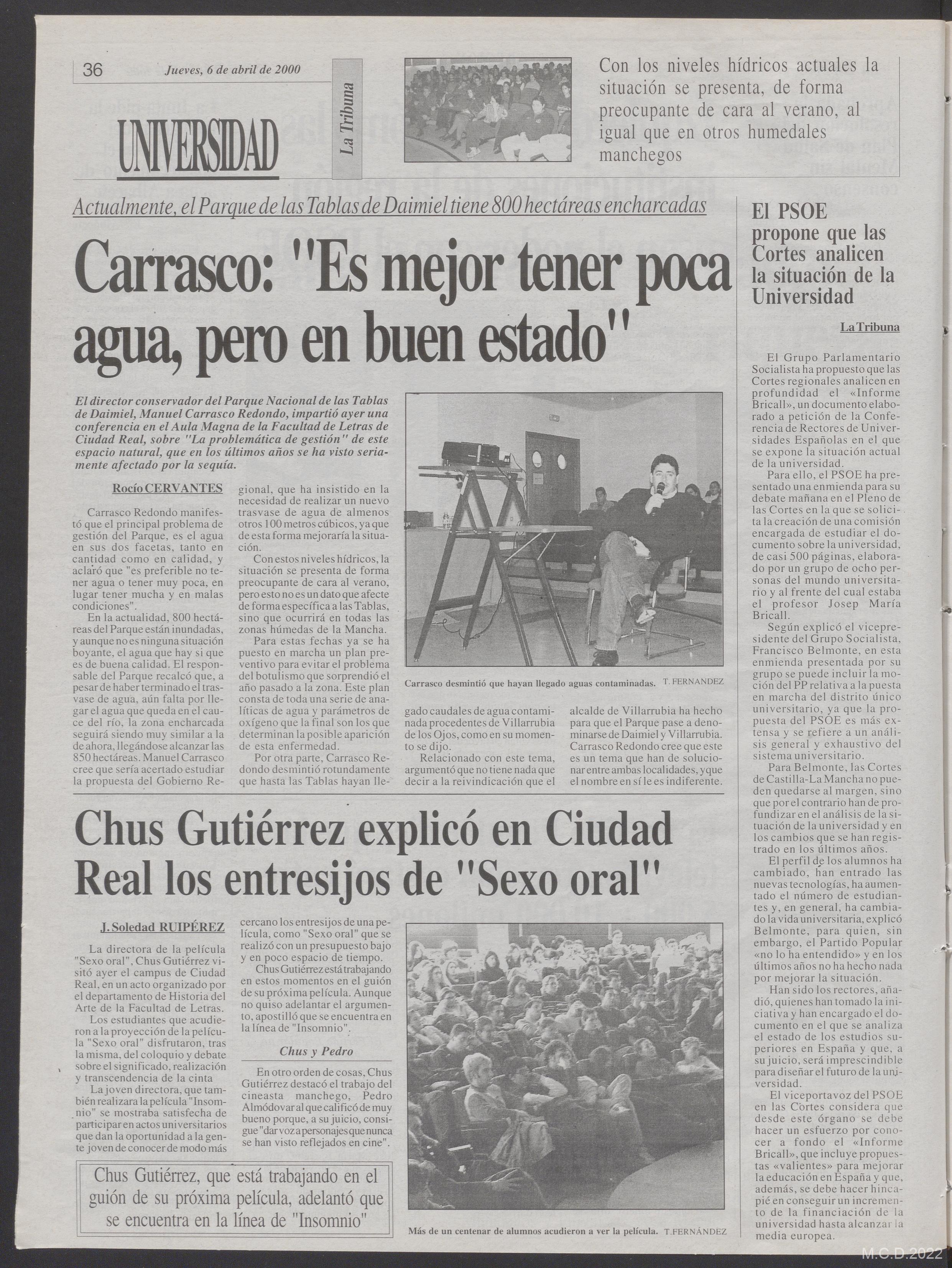 La Tribuna de Toledo, 17-ago-2004, nº 4.919, p. 16 - su hermana Rosario Carrasco Redondo