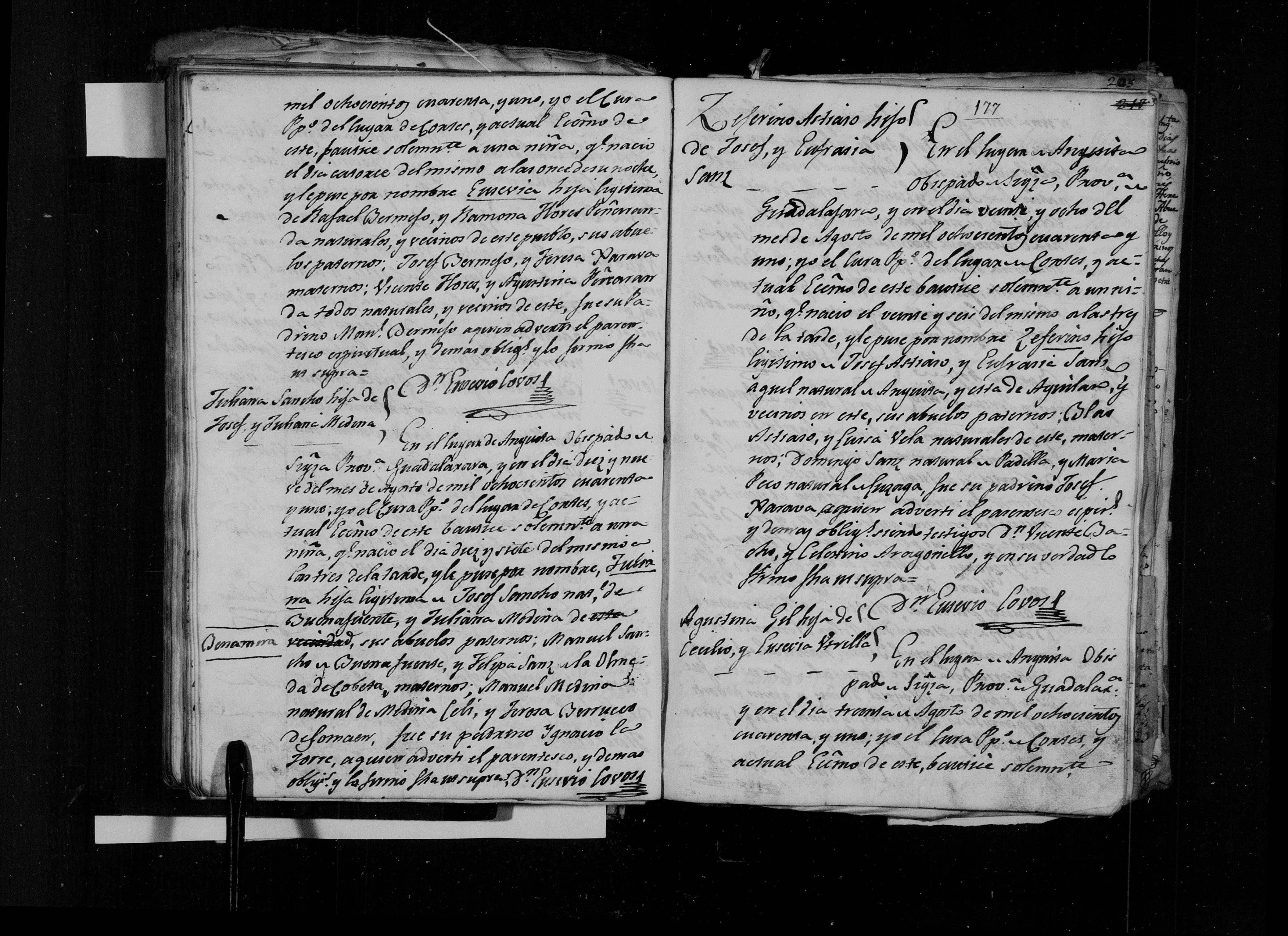 Bautismo de Zeferino Astiaso, 28-ago-1841 (img. 1070, DGS 7625389)