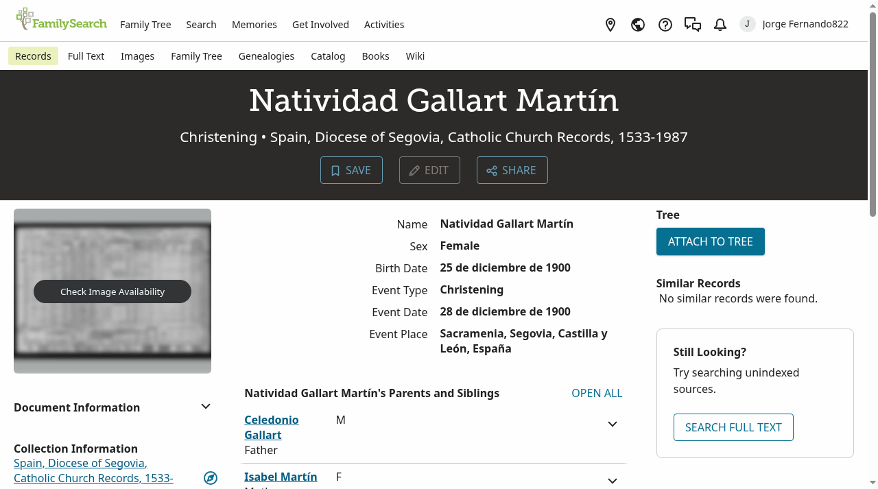 Registro FS (66Q3-JN4Q) - otra Natividad Gallart Martín (1900)