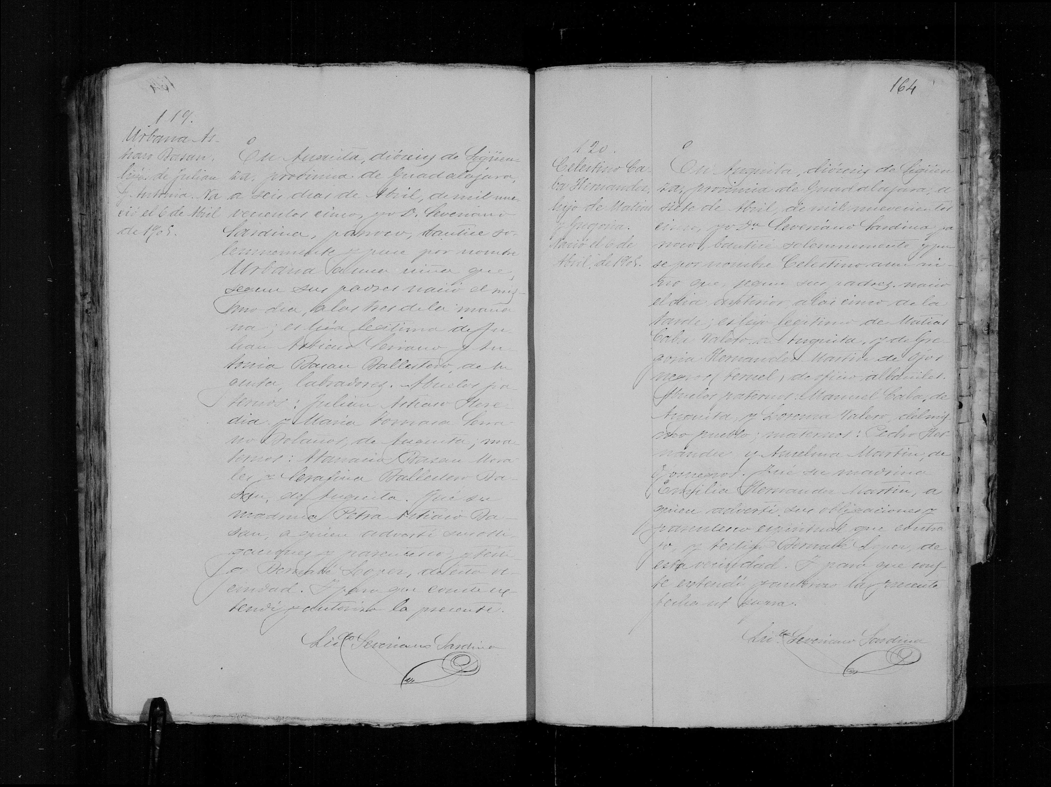 Bautismo de Urbana Astiaso Basán, 6-abr-1905 (img. 1906, DGS 7625389)