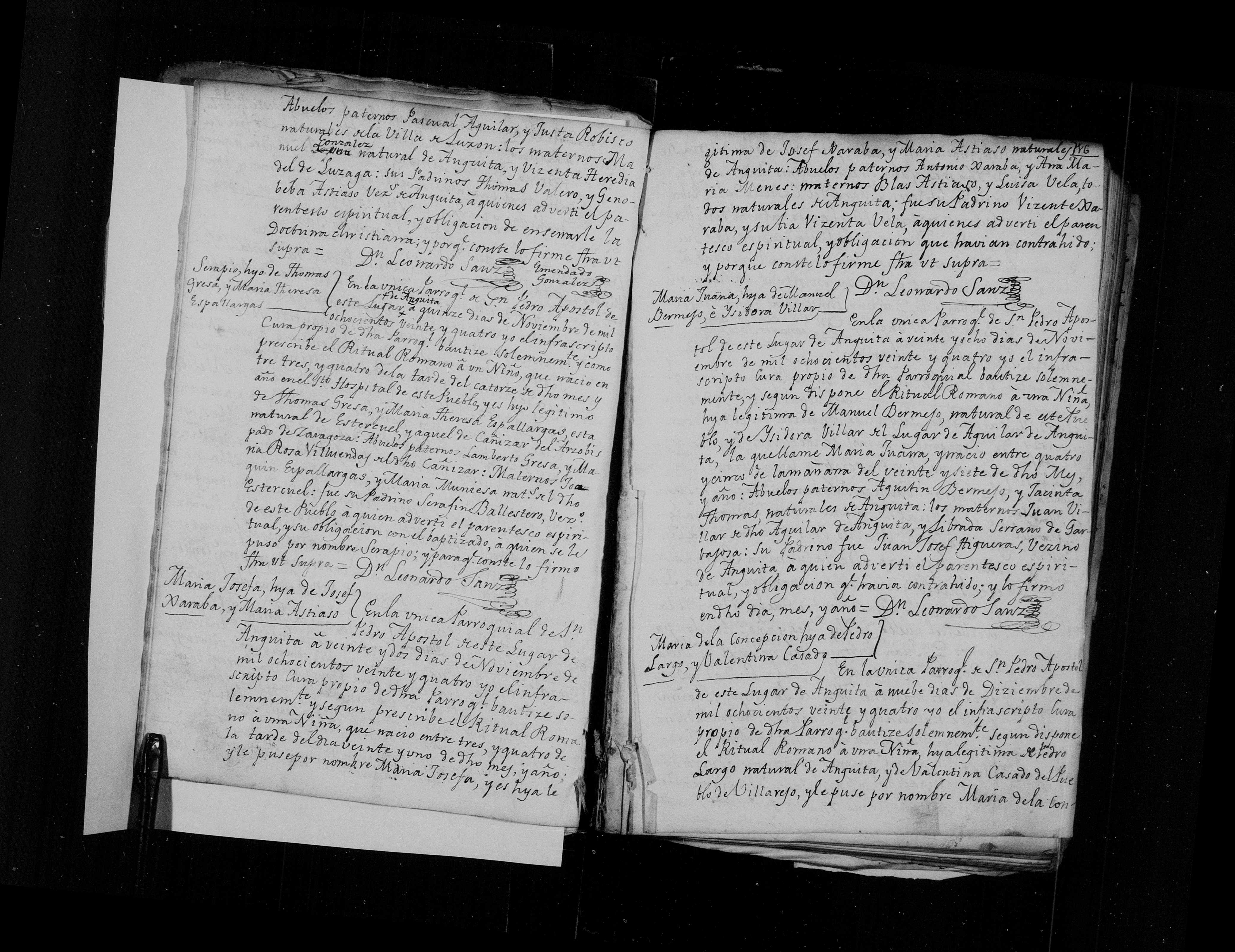 Bautismo de María Josefa Naraba Astiaso, 22-nov-1824 (img. 898, DGS 7625389)