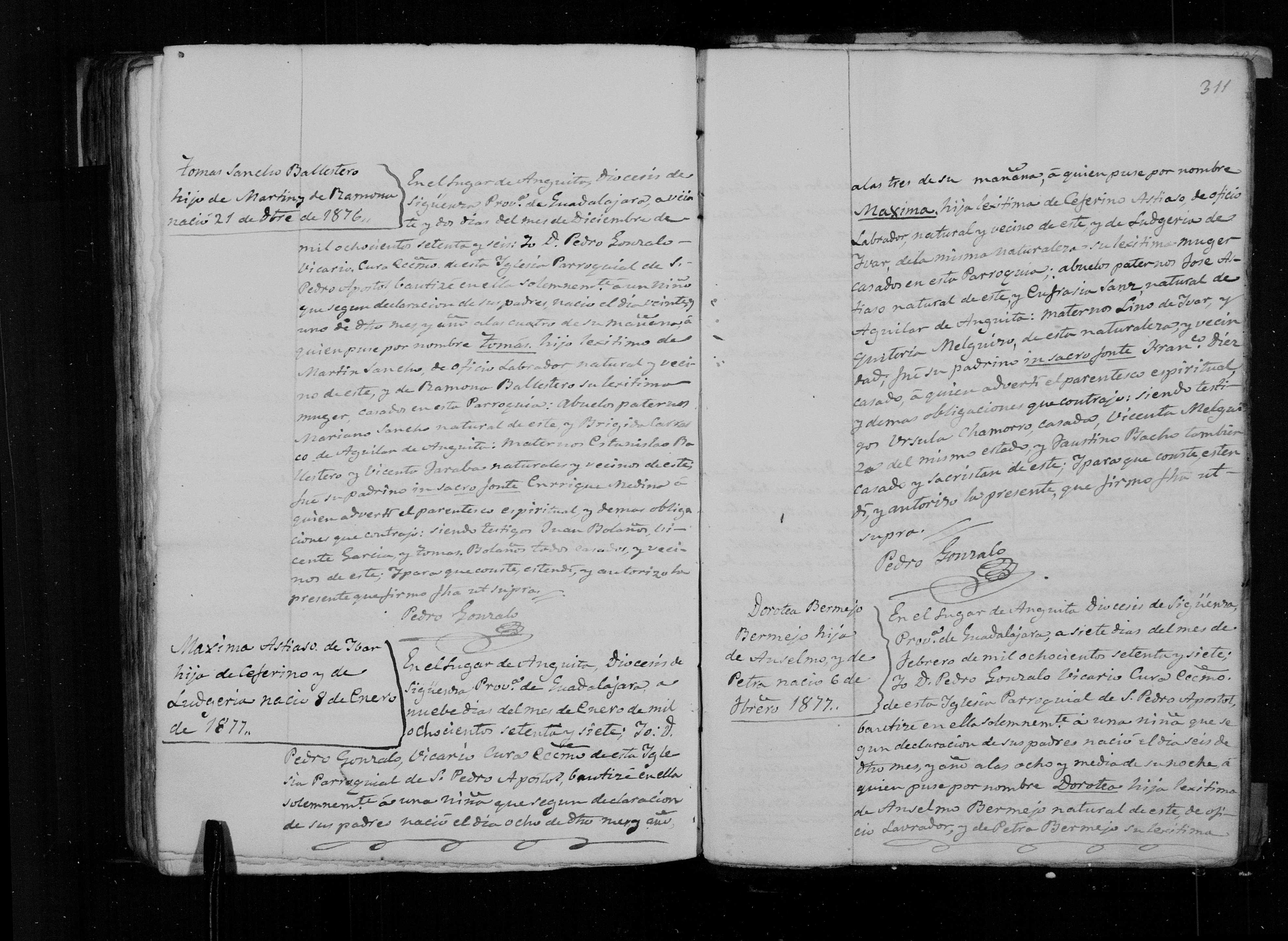Bautismo de Máxima Astiaso, enero de 1877 (img. 1511, DGS 7625389)